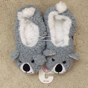 Brand new SO plush critter slippers